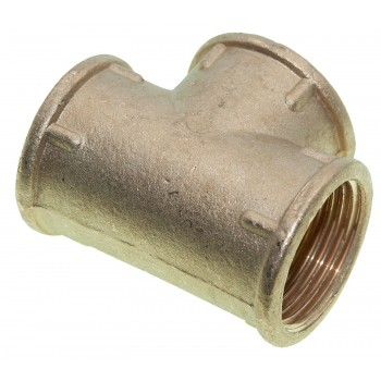 Тройник латунный 1" ВВВ