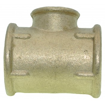 Тройник латунный редукционный 1"x1/2"x1" ВВВ