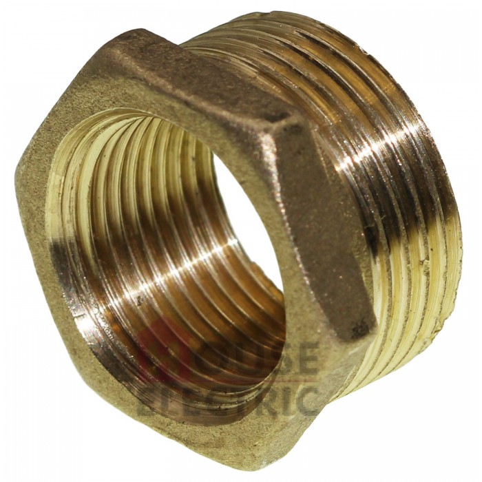 Футорка латунная 1"x3/4" нар-вн.