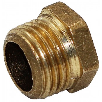 Заглушка наружная латунная 1/4"