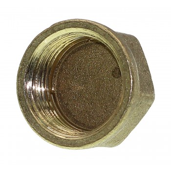 Заглушка внутренняя латунная 1/2" для газового баллона 21*1,5