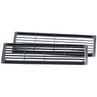 Дверная решетка Air Roxy 115*435 графит 02-125