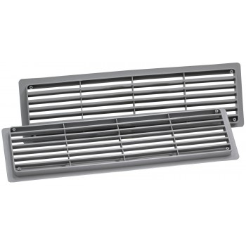 Дверная решетка Air Roxy 115х435 серая 02-126