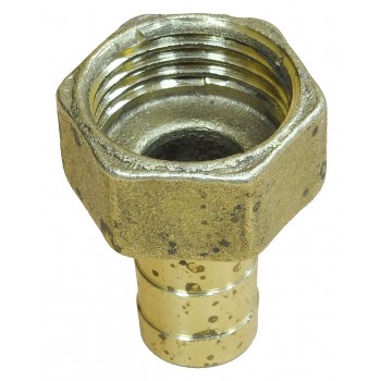 Штуцер латунный для шланга D 12 мм. с внутренним резьбовым соединением 1/2"