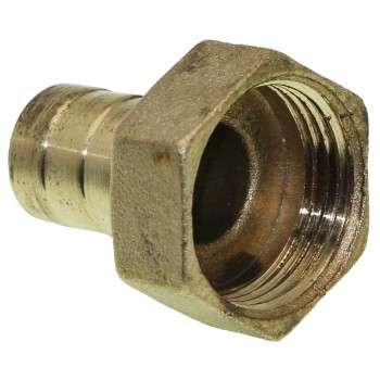 Штуцер латунный для шланга D 16 мм с внутренним резьбовым соединением 3/4"
