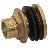 Врезка в бак латунная с наружной резьбой 1/2"