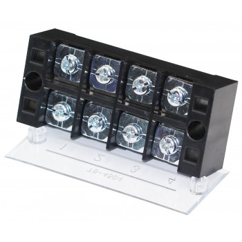 Клеммная колодка с защитной крышкой E.NEXT e.tc.protect.45.4, 45A 4 полюса