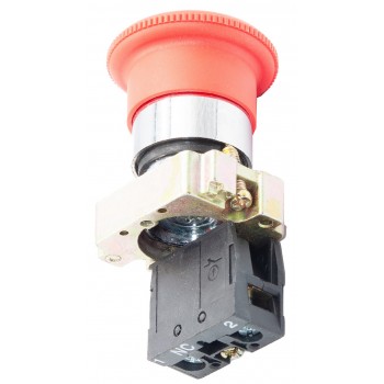 Кнопка управления «грибок» E.NEXT e.mb.bs542, 1NC с фиксацией, поворотная, красная