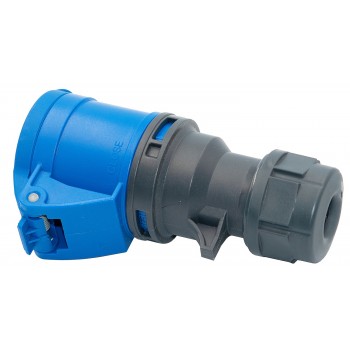 Силовая розетка переносная ABL Sursum с защитной крышкой 2P+E 250В IP44 16А