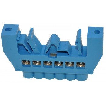 Шина нулевая E.NEXT e.bsi.pro.2.6 в изолированном корпусе универсальная синяя