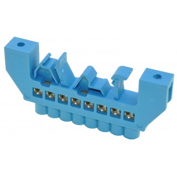 Шина нулевая E.NEXT e.bsi.pro.2.8 в изолированном корпусе универсальная синяя