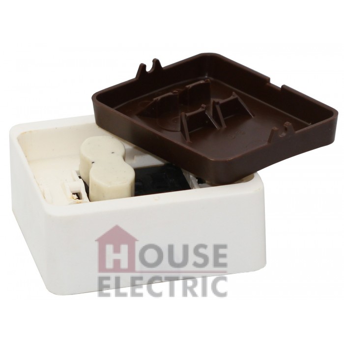 Выключатель одноклавишный накладной ДМЗ А1 4-005 4А 250В