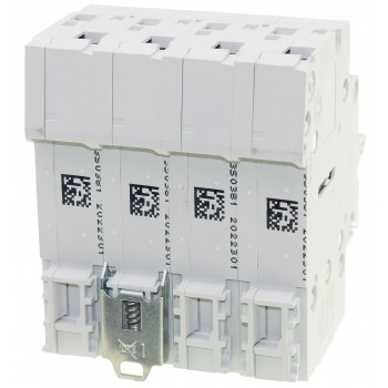 Переключатель ввода резерва перекидной I-0-II Hager SFT440 с общим выходом сверху, 4-полюсный 40А