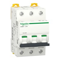Автоматический выключатель Schneider Electric Acti9 IC60N 6kA 3P 3A C