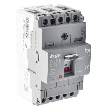 Силовой автоматический выключатель HAGER X160 100А 3P 18kA HDA100L