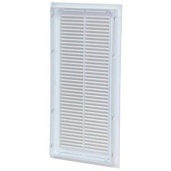 Ревизионная дверца МиниМакс 200*400 белая с решеткой