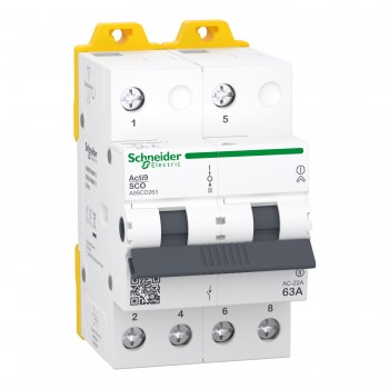 Переключатель ввода резерва перекидной Schneider Electric I-0-II Acti9 iSSW 400/415V AC 2P 63A