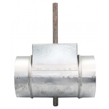 Дроссель-клапан вентиляционный круглый D100 под сервопривод