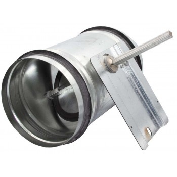Дроссель-клапан вентиляционный круглый D125 под сервопривод
