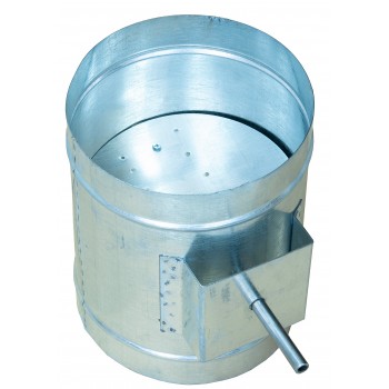 Дроссель-клапан круглый D200 мм под сервопривод