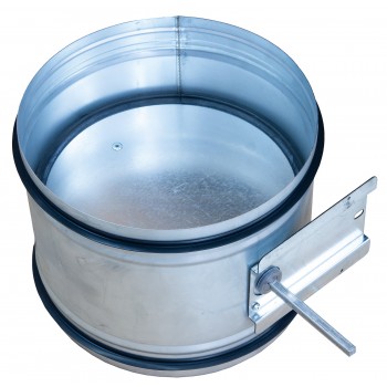 Дроссель-клапан круглый D250 мм под сервопривод