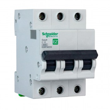 Автоматический выключатель Schneider Electric Easy9 4,5kA 3P 10A C