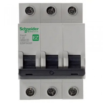 Автоматический выключатель Schneider Electric Easy9 4,5kA 3P 25A C