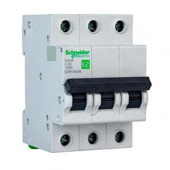 Автоматический выключатель Schneider Electric Easy9 4,5kA 3P 50A C