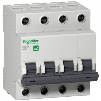 Автоматический выключатель Schneider Electric Easy9 4,5kA 4P 6A C