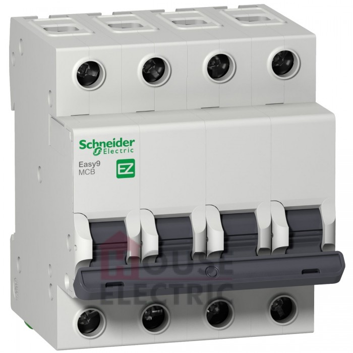 Автоматический выключатель Schneider Electric Easy9 4,5kA 4P 63A C