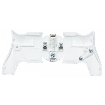 Вилка Neomax NX1005 220В 16А угловая с заземлением белая