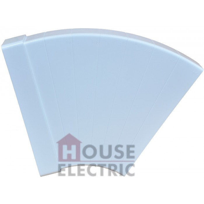 Колено разноугольное горизонтальное для прямоугольных воздуховодов CKC 204*60 3°-48°