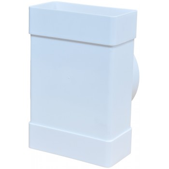 Тройник для плоских и круглых воздуховодов 55*110/d100 CKC