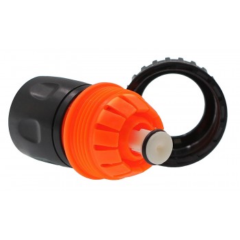 Коннектор быстросъемный 1/2" с функцией аква-стоп для шланга 3/4"