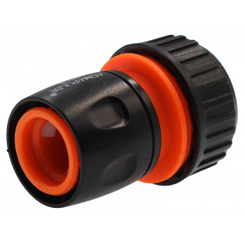 Коннектор быстросъемный 1/2" с функцией аква-стоп для шланга 3/4"