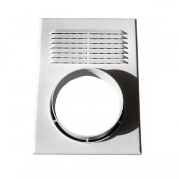 Решетка вентиляционная Двайсен 250х180 мм с фланцем под гофру 100 мм