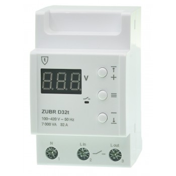 Реле напряжения однофазное ZUBR D32t