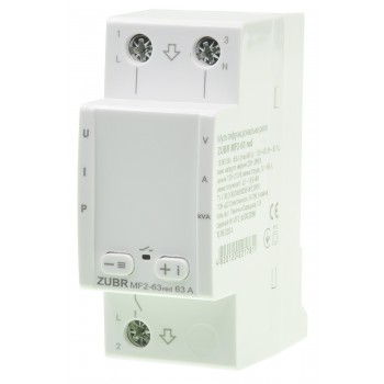 Реле мультифункциональное ZUBR MF2-63 red, однофазное