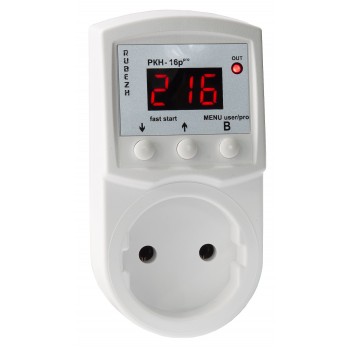 Реле контроля напряжения в розетку Rubezh РКН-16P pro 220В