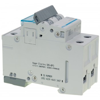 Автоматический выключатель Hager 1P+N 6kA C 10A