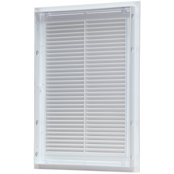 Ревизионная дверца МиниМакс 250*350 белая с решеткой