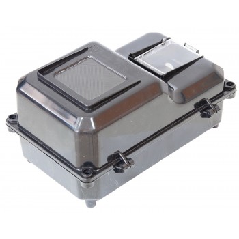 Щиток под 1-фазный счетчик фасадный пластиковый черный