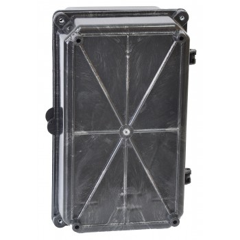 Щиток под 1-фазный счетчик фасадный пластиковый черный