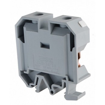 Клеммная колодка наборная на DIN-рейку Аско-Укрем JXB 35/35 серый