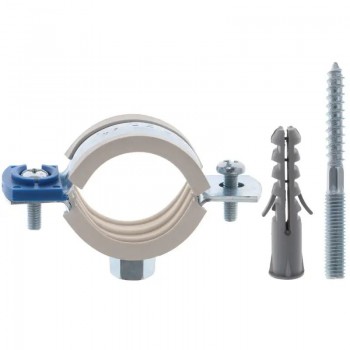 Хомут Koer KCB.10.G - 3/4" (26-30) серый