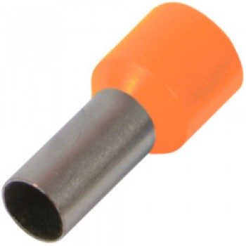 Изолированный наконечник втулочный E.NEXT e.terminal.stand.e10-12.orange 10,0 кв.мм, оранжевый, 100ш