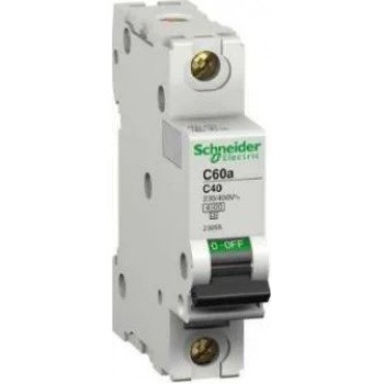 Автоматический выключатель Schneider Electric Multi9 C60A 1P 40A C