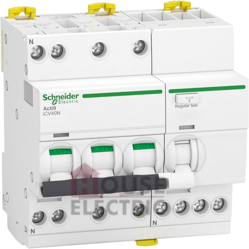Disyuntor ACTI9 iCV40N 1PN C 16A 30mA ASI RCBO - - Distribuidor de material eléctrico líder en Madrid