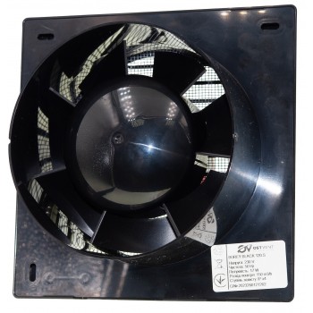Вытяжной осевой вентилятор Ostvent Borey 120 S Black осевой