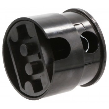 Вилка и гнездо для электроплит Lemanso LMA317 треxфазное с заземлением бакелит черное